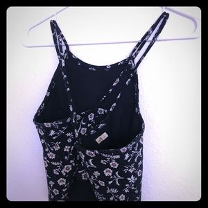 Smock crop cami